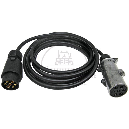 12V/24V 7-Pin Black Extension Cable 7x1.5mm?? Dual Plug