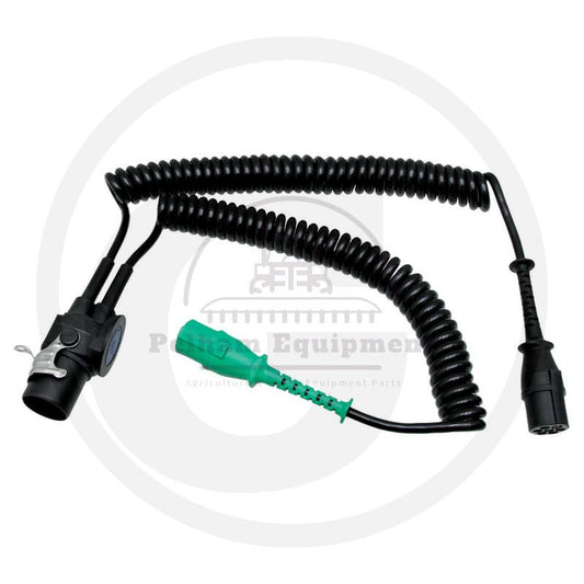 15-Pin to 2x7-Pin ABS Spiral Cable ISO 7638, 3.5m, 12857.414, M&K
