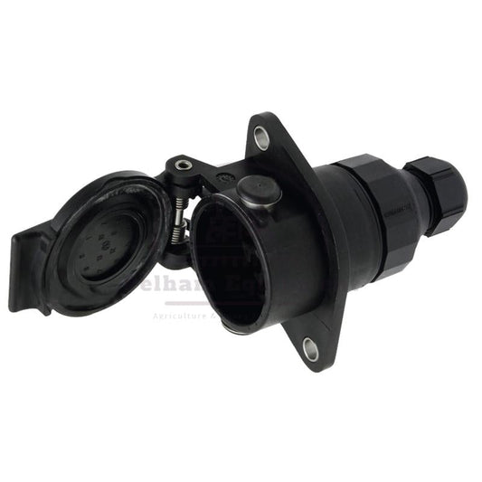 13-Pin Socket Plug, Part 123456, Durable Electrical Connector