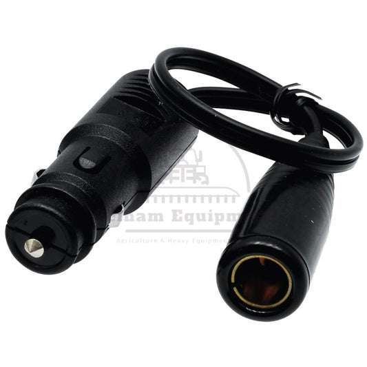 2-Pin Metal Plug/Socket 6-24V SAE to DIN/ISO 42mm Adapter