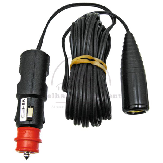 2-Pin Extension Cable with Fuse, 6-24V, Plugs/Sockets, Part 1