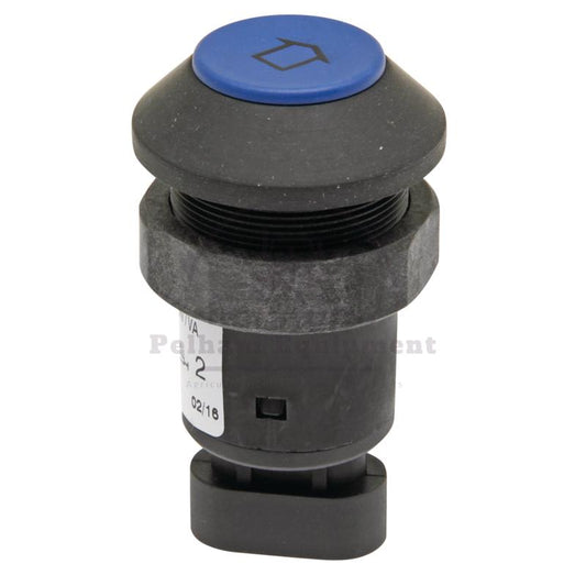 119 03 004 Blue Push Button Switch for Fendt 48V Dustproof Splashproof