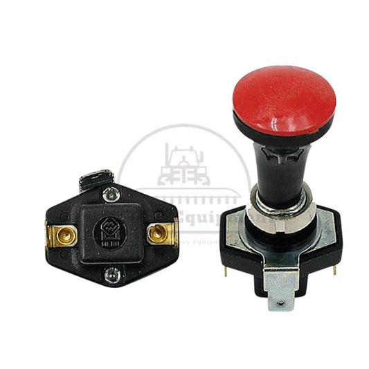 180023 Pull Switch 12/24V Red Knob On/Off with Monitoring Ba7s Bulb