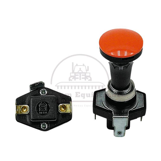 180021 Pull Switch 12/24V Orange Knob Ba7s Socket Bulb Included