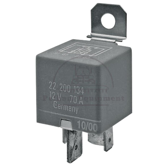 12V 70A Relay 4-Pin Blade Terminal with Bracket & Blocking Diode