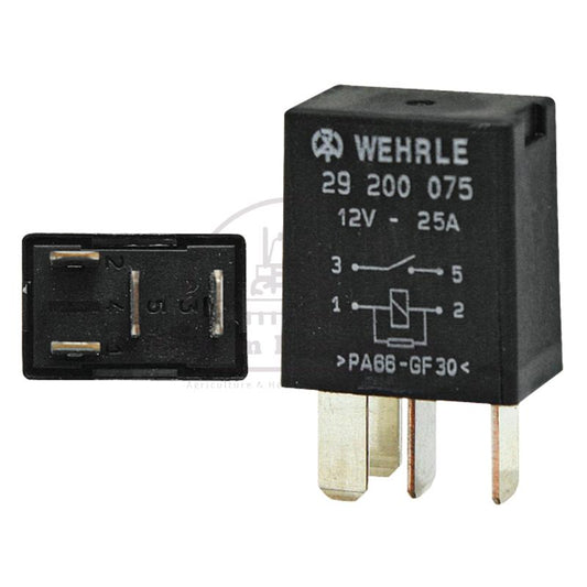 213 003 02 Micro Relay 12V 25A 4-Pin with Resistor for Voltage Peaks
