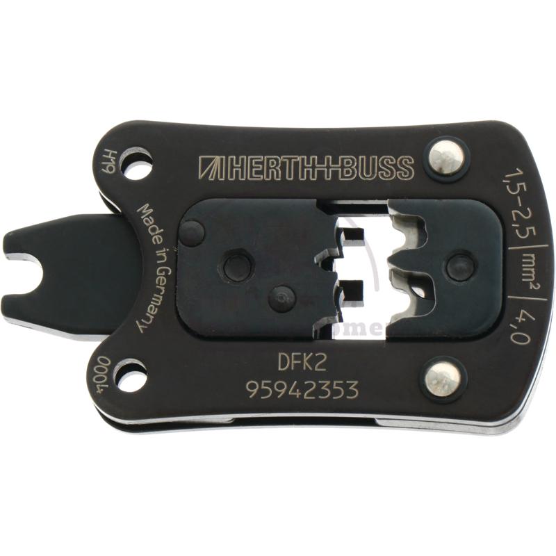 GHW DFK 2 Crimping Tool Insert for Blade Terminal Bush, 1.5-4mm??, 50795942330