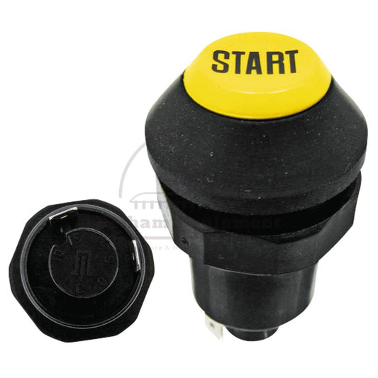 11215050XX Yellow Engine Start Push Button Switch 12/24V ?ÿ30mm