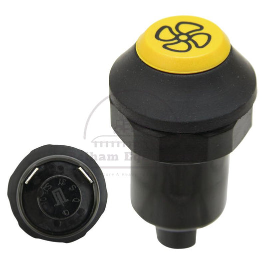 11115030XX Yellow Push Button Switch 12/24V ?ÿ30mm Lock Dustproof