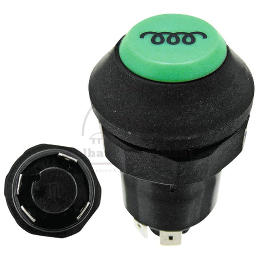 11130150XX Green Push Button Switch 12/24V ?ÿ30mm Lock Dustproof