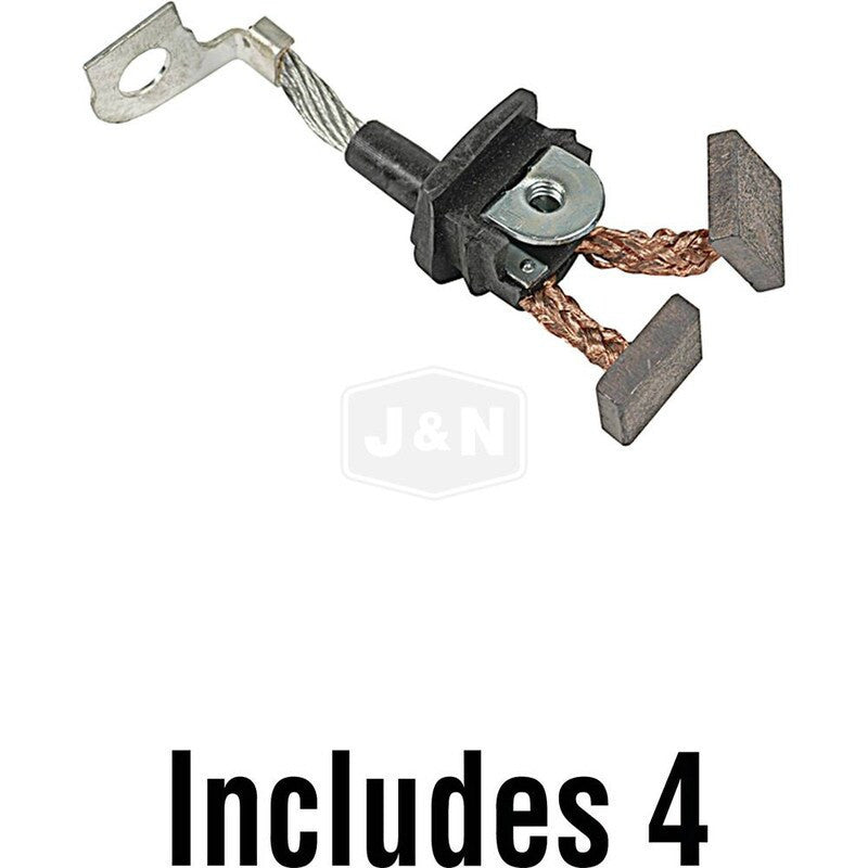 Brush & Lead Assembly for Ford 12V Starters, Positive Polarity, 3" Lead