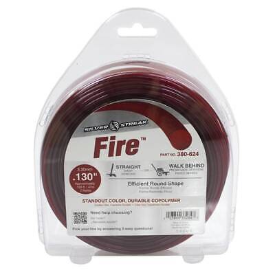 1 lb. 0.130" Red Fire Trimmer Line - Durable Co-Polymer, 155' Length