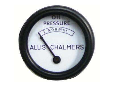 Oil Pressure Gauge - Black - Fits Allis Chalmers B, IB, C, G, WC, WD, WF