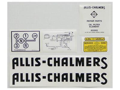 Decal for Allis Chalmers G Tractor - Durable and Long Lasting