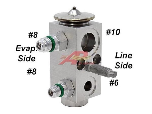 1000534258 A/C Expansion Valve Fits Kenworth, Peterbilt Trucks - 1 Year Warranty