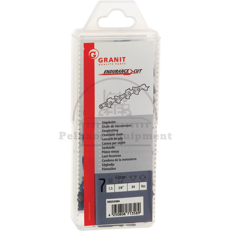 Endurance Cut 3/8" Saw Chain 84DL 1.5mm Half Chisel Safety Link