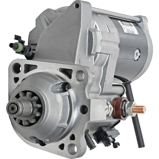 New 24V Starter for John Deere 670D 672D, 11 Teeth, Clockwise Rotation