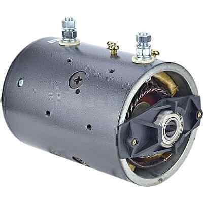 12V Reversible Pump Motor, New, 4 Field Series, 7" Length, 6mm Shaft