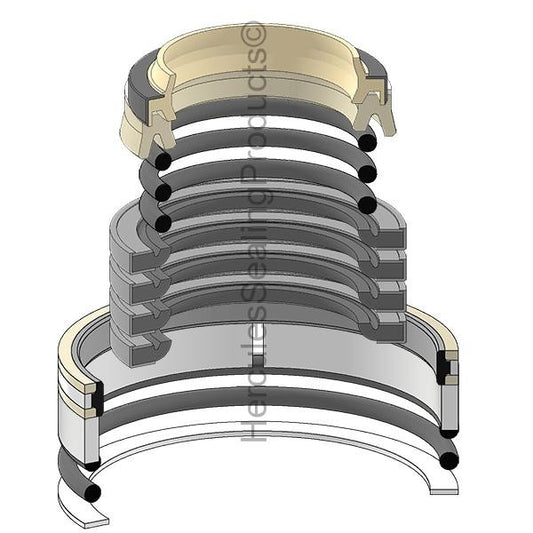 Blade Lift Cylinder for Komatsu PC55MR-3/5 Excavators 50mm Rod 75mm Bore