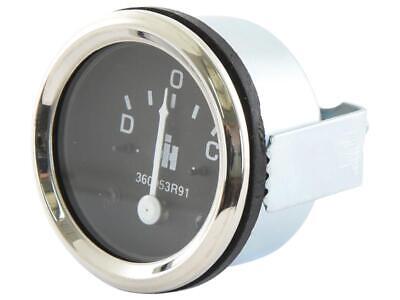 Ammeter 0-30 Amps Chrome Ring for Case IH / International Harvester