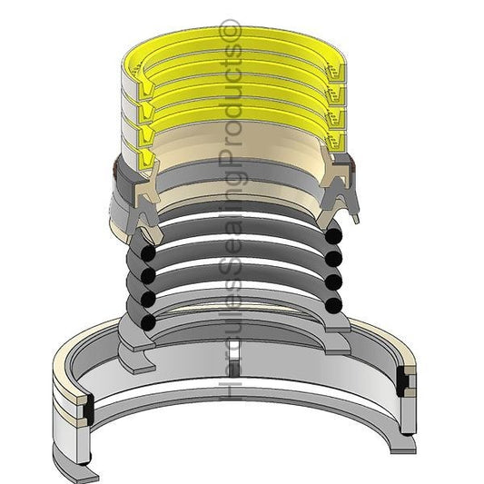 Bucket Cylinder for Komatsu WA200-8 Loader, 90mm Rod, 150mm Bore