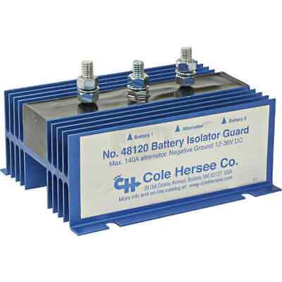 Battery Isolator 12-36V 140A for 2 Battery Banks, 6" x 4.81" x 3.34"
