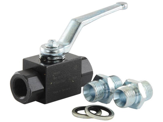 2-Way Shut Off Ball Valve 1/2'' BSP, 60 L/min Flow Rate, Versatile Use