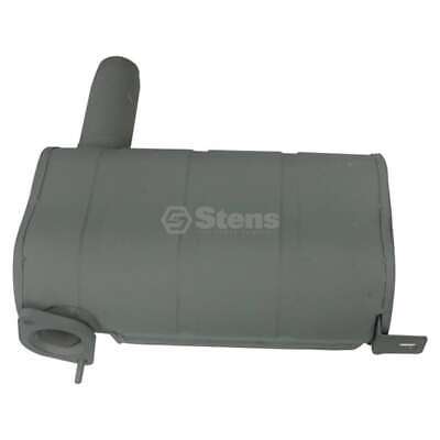 Muffler AL31492 for John Deere - Oval Steel, 14.75" Length, 2.06" Inlet