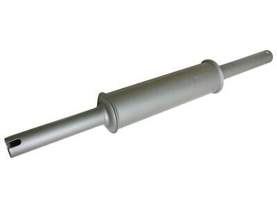 Allis Chalmers Muffler Vertical 35mm Inlet 38mm Outlet Silver Finish