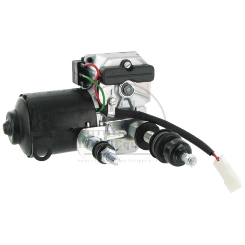 12V Wiper Motor with Park Position, Interference Suppression, 80?? Angle, M16 x 1