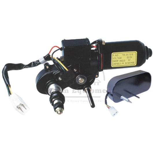 12V Wiper Motor 80?? 2-Pin Left 69mm 48mm 55mm M16 M8 57mm 42rpm