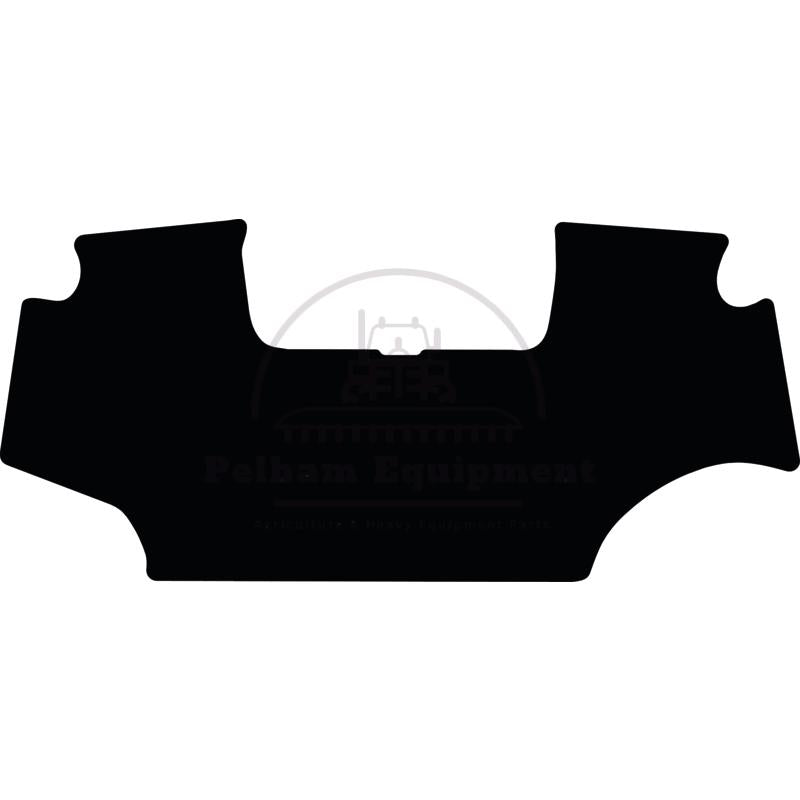 Rubber Floor Mat for John Deere 6R (2013+) Black with Pedal Hole