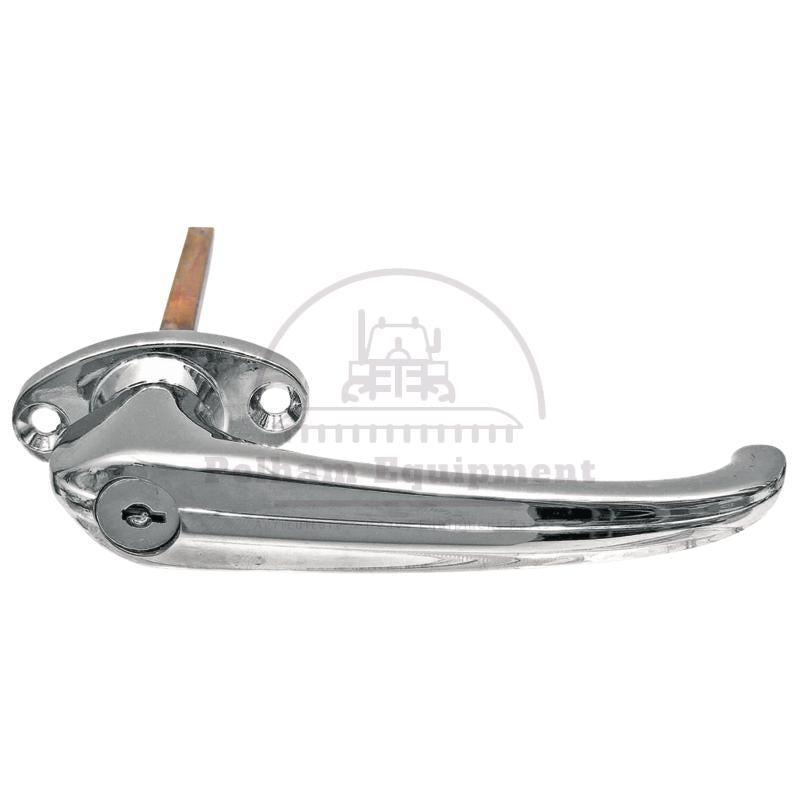 Chromed Door Handle 35mm Hole, 140mm Length, Incl. Keys, Various Brands