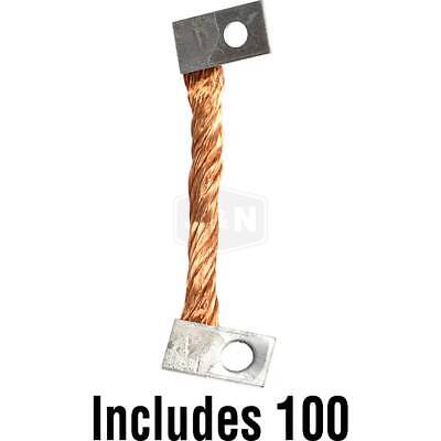 Brush Lead 20-35MT, 5.2mm & 4.3mm Flag Terminals, 1.969" Length