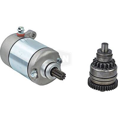 New 12V Starter with Drive, Clockwise Rotation, 9 Teeth, PMDD Type