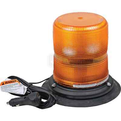 Amber Strobe Beacon Light - Medium, Vacuum Magnet Mount, SAE J1318 Certified