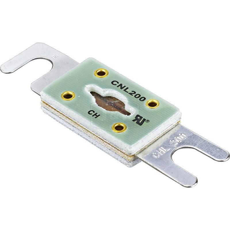 200 Amp 32V Fast Acting Fuse CNL Series for Battery Lift Trucks - 5 Pack