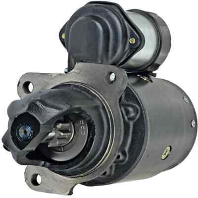 New 12V Starter 10MT 9T for International Tractors & Equipment, Direct Drive