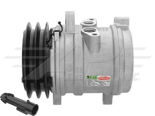 22E-979-1110 New OEM Delphi A/C Compressor Fits Komatsu - 1 Year Warranty