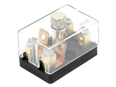 2 Compartment Screw Terminal Fuse Box - Universal Fit, 2 Fuses Included