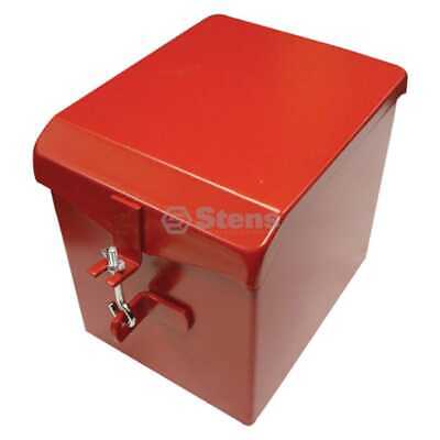 Battery Box CaseIH 51680DB, 51686DBX - Red Powder Coat, Under Gas Tank