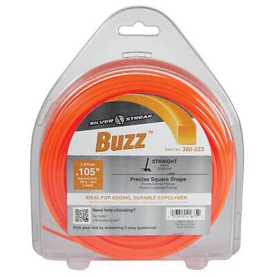 1 lb. 0.105" Durable Co-Polymer Trimmer Line - 190' Edging Orange Donut