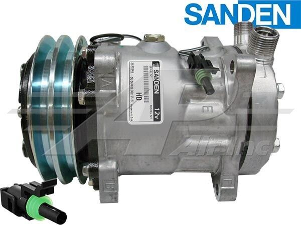 123/04998, 123/04648 New OEM Sanden A/C Compressor Fits JCB - 1 Year Warranty