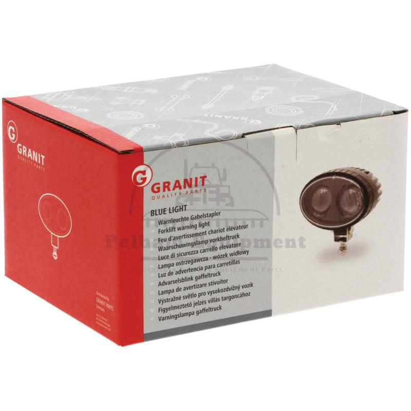 Granit 7070010039 | LED Blue Spot Warning Light IP68, Rotating Beacon ...