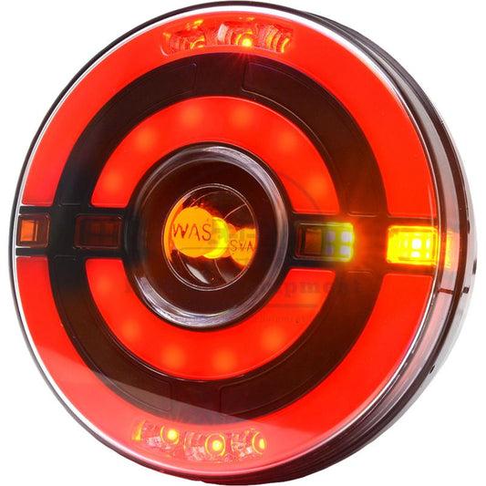 1438 DD L/P LED Rear Light ?ÿ142x60mm Dynamic Flashing 46015