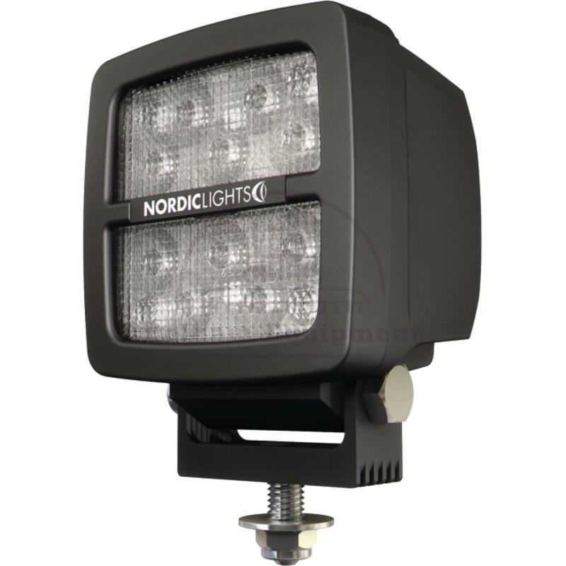 Nordic Lights LED Work Light 46015 11933 Square IP68 DEUTSCH Plug 108x87mm