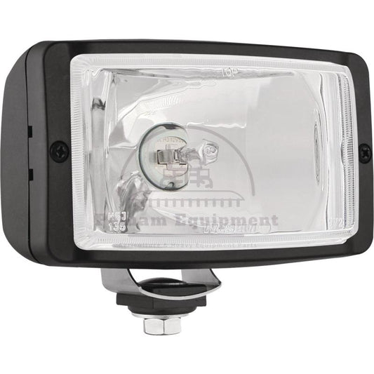 12V 55W H3 Square Work Light IP55 Blade Terminal Close-Range Illumination