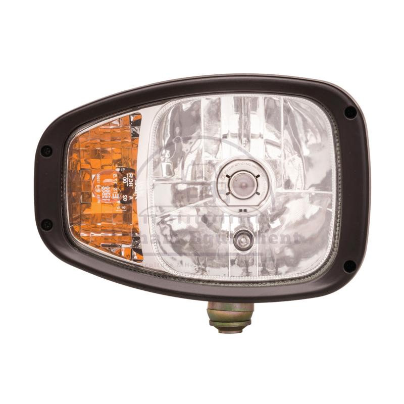 ABL 46015 Right Headlight 24V Rectangular with Indicator H4 PY21W W5W
