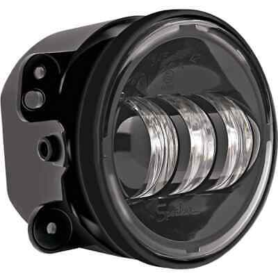 12V LED Fog Light - 4" Round - 610 Lumens - Bumper Mount - Black Housing