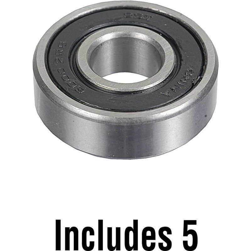 Ball Bearing 6000-2RS Double Sealed 10mm ID 26mm OD 8mm Width